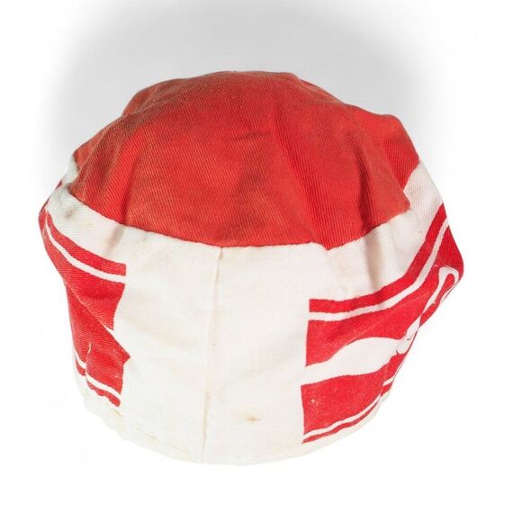 Coca-Cola Soda Pop Vintage 70s / 80s Painter Hat Cap Red/ White - Picture 3 of 7